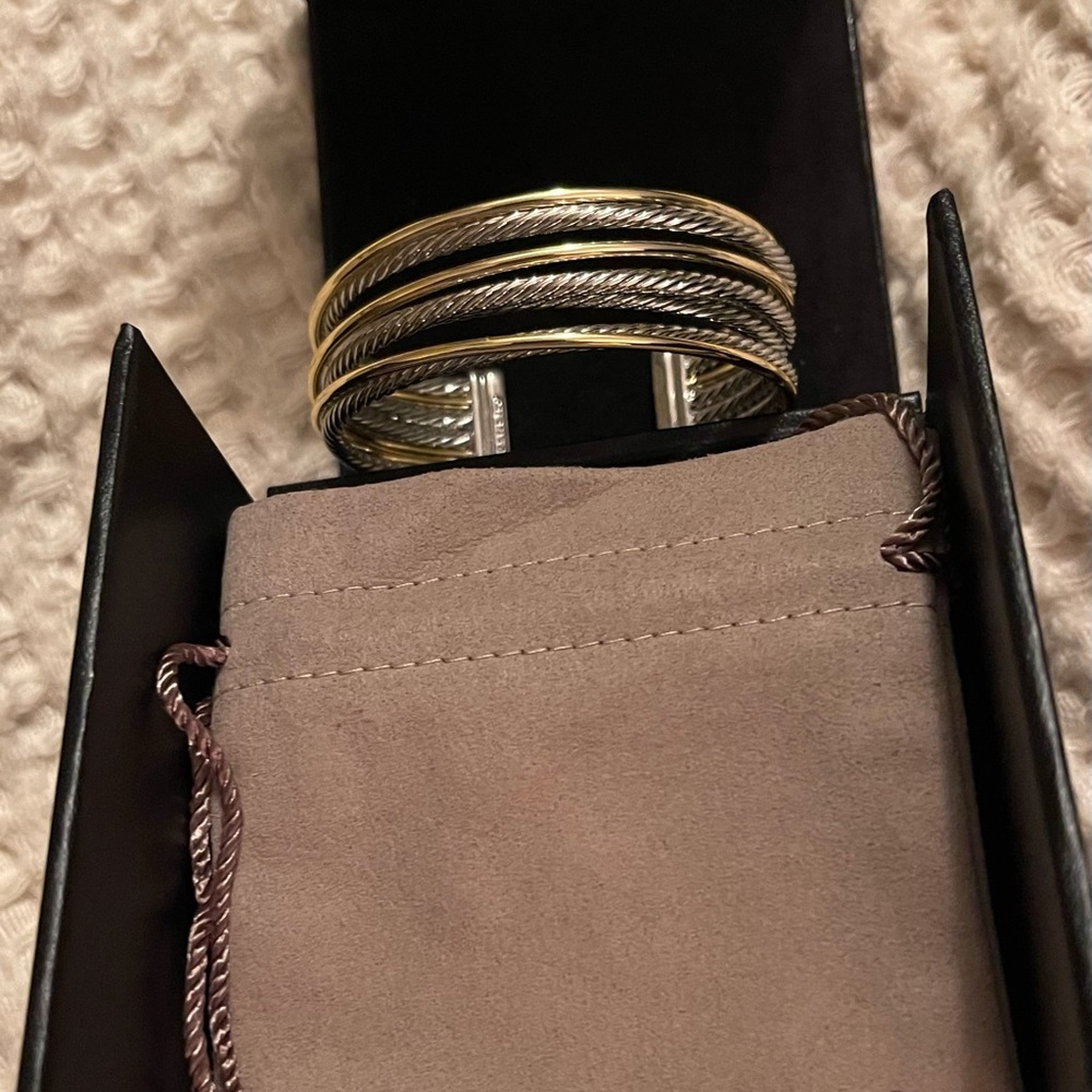 DAVID YURMAN CROSSOVER CUFF BRACELET